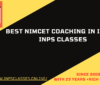 best nimcet coaching in india